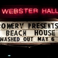 Beach House & Washed Out @ Webster Hall (05/06/10)